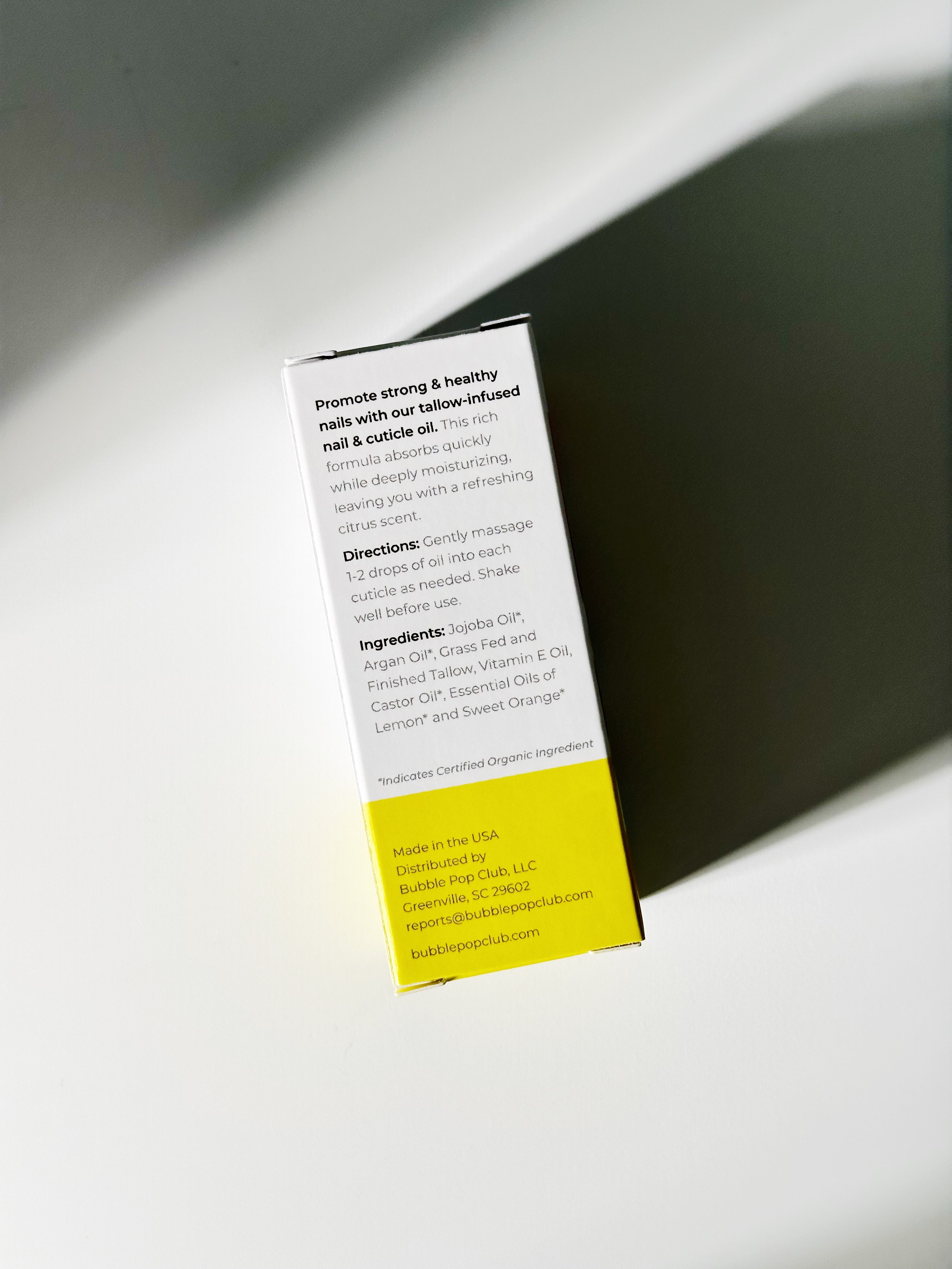 Tallow-Infused Cuticle Oil