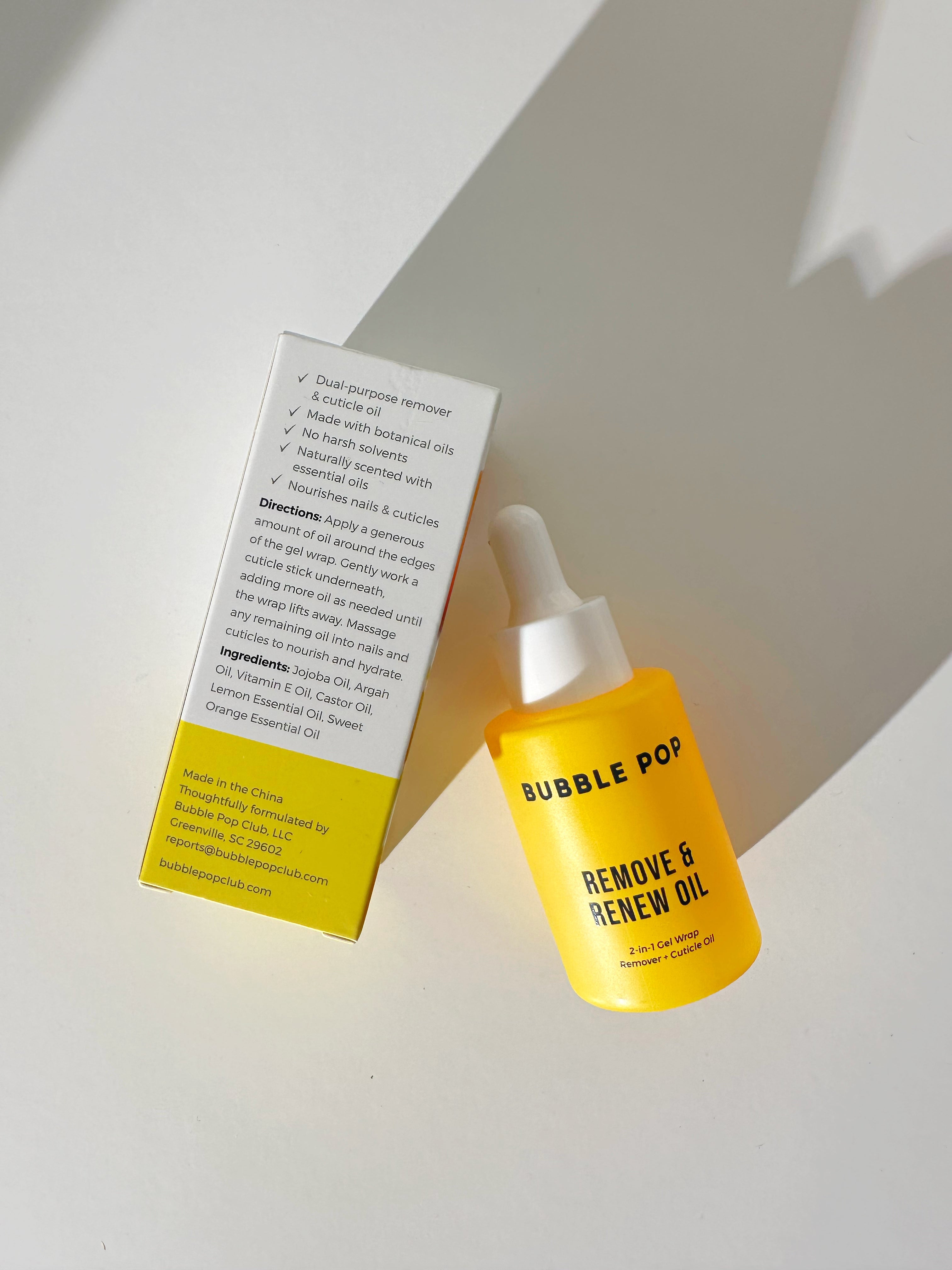 Remove & Renew Oil